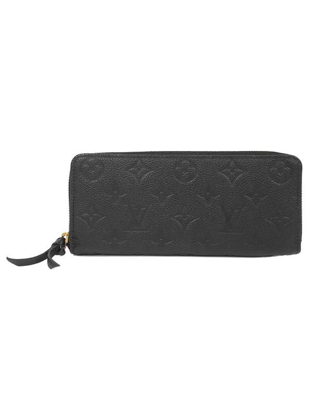 Louis Vuitton Monogram Empreinte Portefeuille Clemence Round Zipper Long Wallet